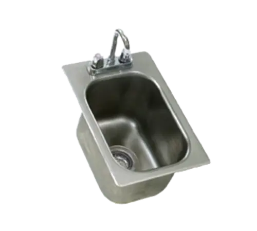 Eagle Group SR10-14-9.5-1 (1) Compartment Drop-in Sink - 10" x 14", Drain Included