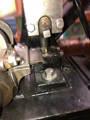 3398-385 Wm.H.Baker Antique Blanking Press with Mechanical Indexing Roll Feed – Circa 1890