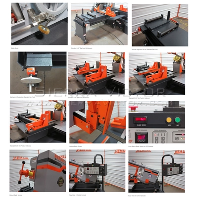 HE&M H90A-4 Horizontal Bandsaws Manual | Sierra Victor Industries (6)