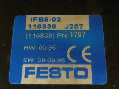 USED FESTO IFB8-02