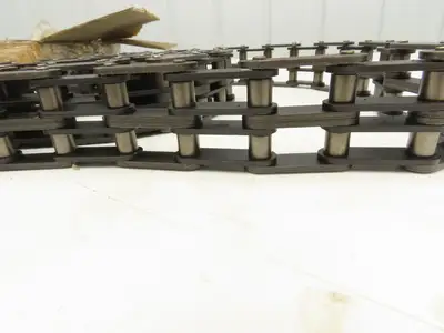 RF2060-2 Double Strand Roller Chain 1-1/2" Double Pitch 10' Length Lot of 2
