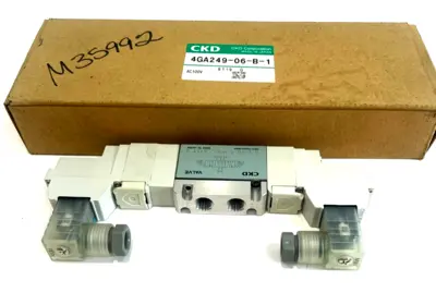 NEW CKD 4GA249-B SOLENOID VALVE 4GA249-06-B-1 4GA249B