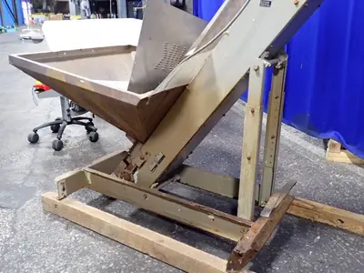 Feeding Concepts Inc.  112" X 8" Incline Conveyor Belt