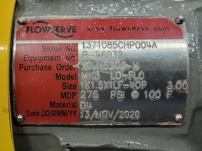 USED DURCO MK3 LO-FLO