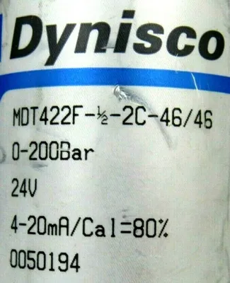 NEW DYNISCO MDT422F-1/2-2C-46/46 PRESSURE TRANSDUCER MDT422F122C4646