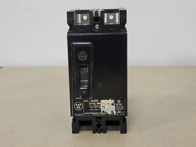 Used WESTINGHOUSE EB2070 Switchgears British Columbia CA | Lenmark #239782