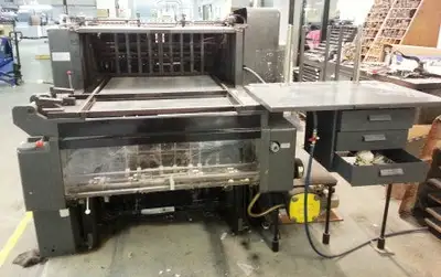 Heidelberg grey model SBD - 25 1/8 x 35 3/8  Cylinder Diecutter