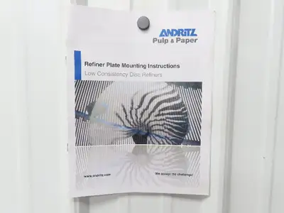 Andritz D23B124 LoCo Refiner Plates Sprout C25 Alloy AA Taper