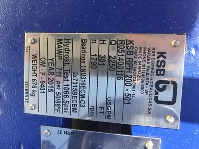 NEW KSB RPH 200-501