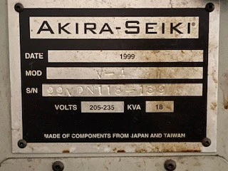 USED AKIRA-SEIKI PERFORMA-V4