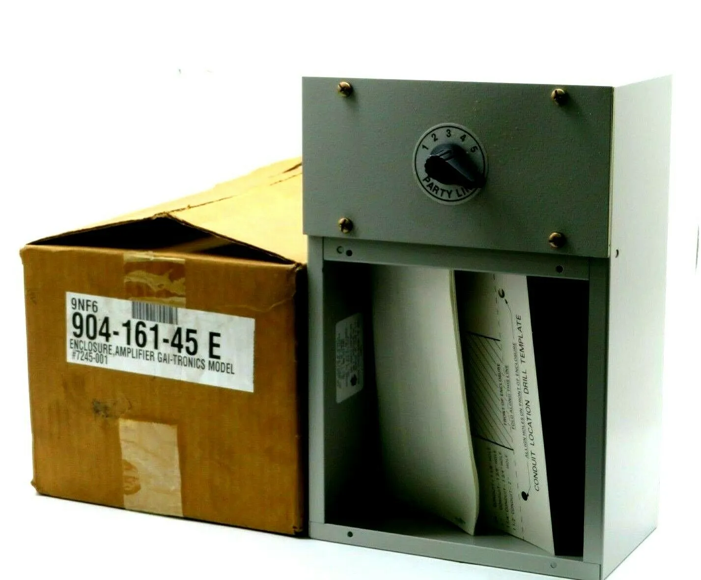 NEW GAI-TRONICS 7245-001 AMPLIFIER ENCLOSURE 7245001