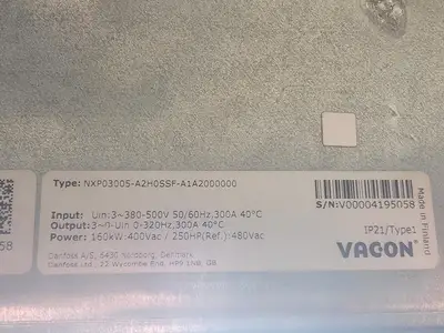 USED DANFOSS NXP03005-A2H0SSF-A1A2000000