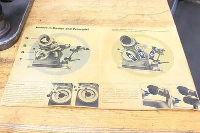 OPTIMA (MADE IN SWITZERLAND) "HIGH-PRECISION" UNIVERSAL DRILL GRINDER
