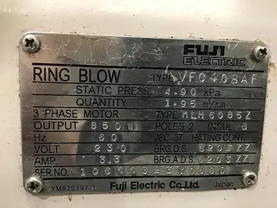 USED FUJI ELECTRIC VFC408AF