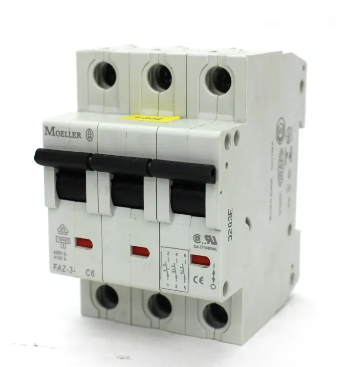 Used MOELLER FAZ-3-C6 Circuit Breakers Kentucky US | Industrial Parts R Us Inc. #355327