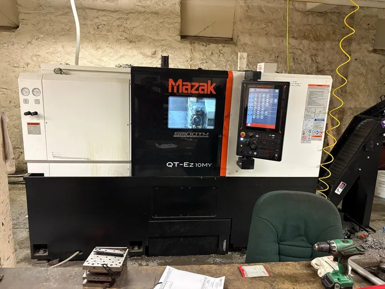 Used 2022 MAZAK QT-EZ10 MY CNC Lathes New York US | Global Machine Brokers, LLC #1134876