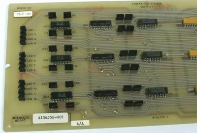 REFURBISHED GENERAL ELECTRIC 4136J58-G01 PROCESS CONTROL BOARD 4136J58G01
