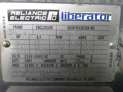 USED Reliance Electric Liberator