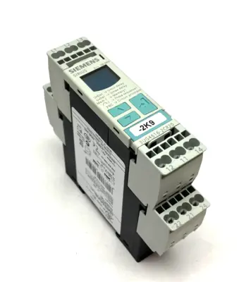 USED SIEMENS DIGITAL MONITORING RELAY 12-POL FOR 3-PHASE