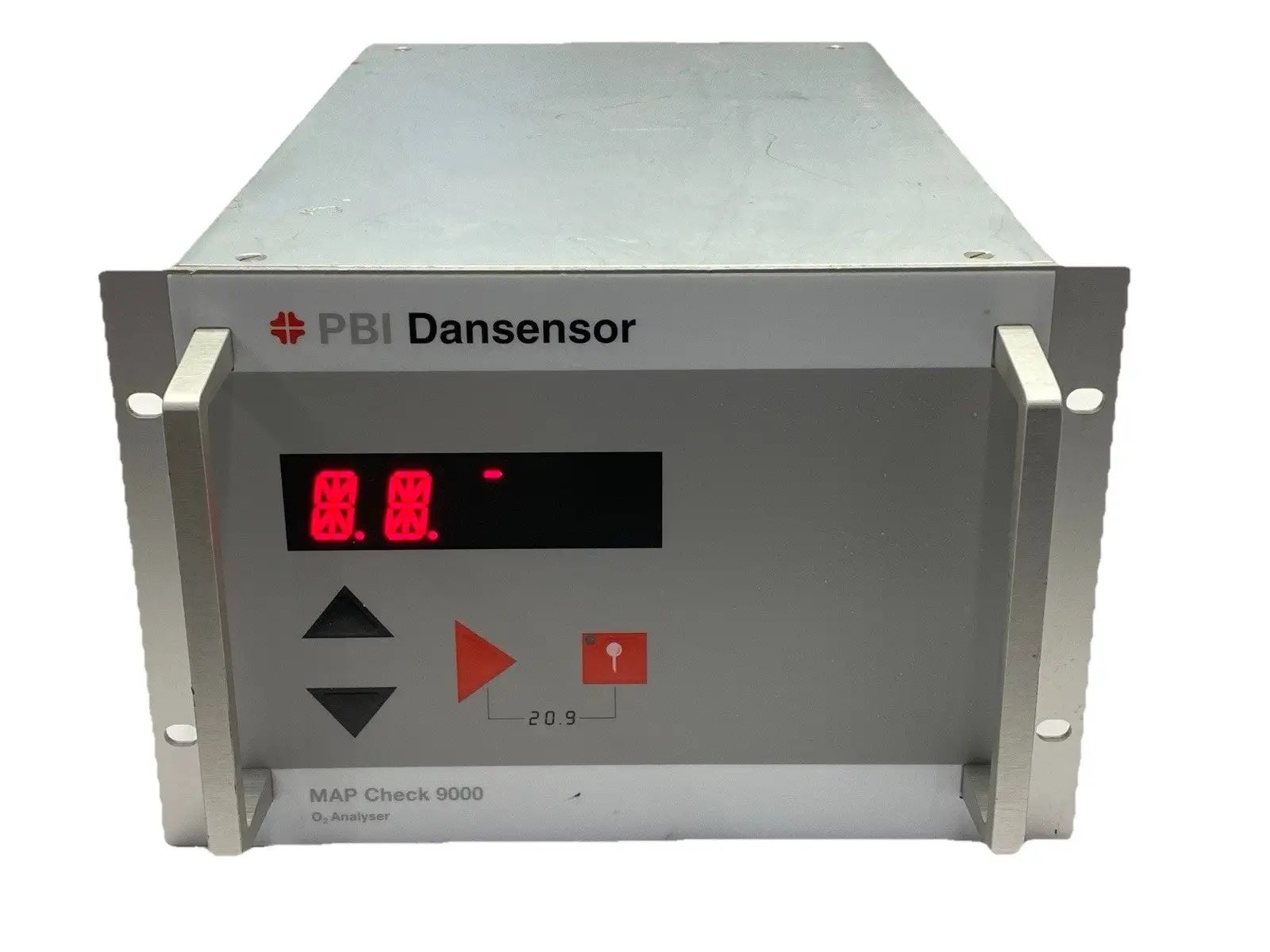 USED PBI DANSENSOR O2 ANALYZER MAP CHECK 9000