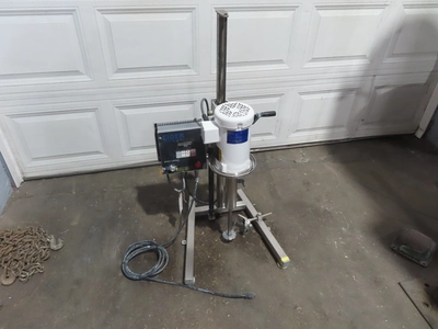 used 1 hp Eiger Machinery Inc. Lab High Speed Disperser, Stainless steel