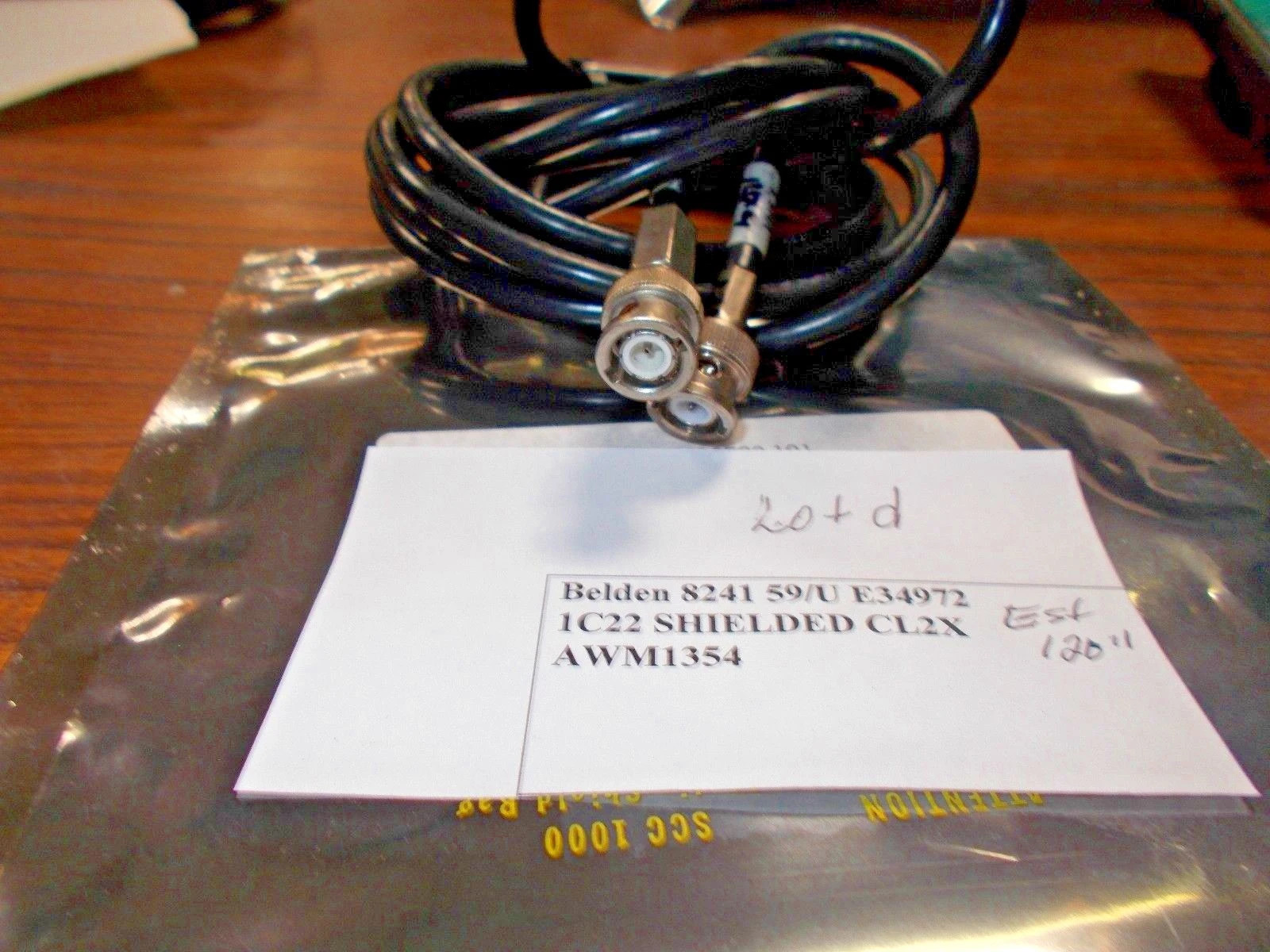 USED Belden 59/U cable 120"