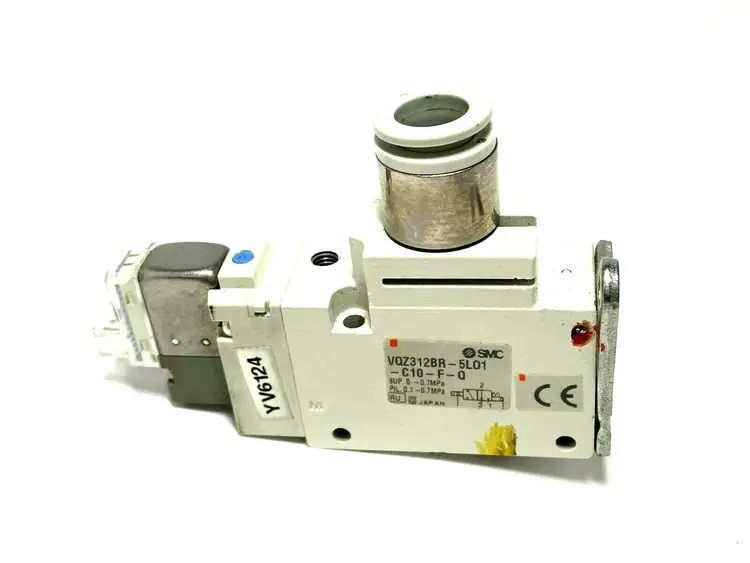 Used SMC SOLENOID VALVE 3 PORT 2 POSITION Solenoid Valves | Maverick Industrial Sales #1117719