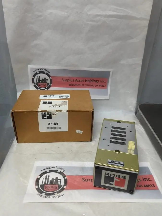 New | in-Stock ROSS 371B91 Pump & Valve Parts Ohio US | Surplus Asset Holdings #1247315