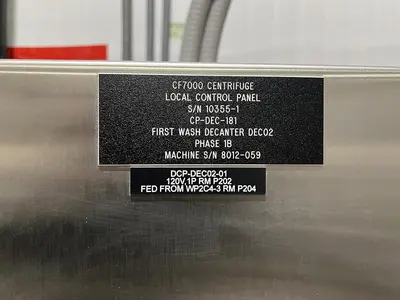 USED 2020 GEA WESTFALIA PROTEIN MASTER CF 7000