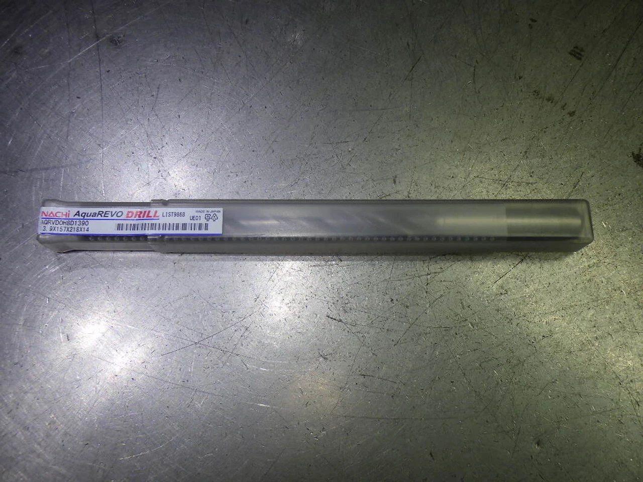 Nachi AquaREVO 13.9mm Coolant Thru 8xD Carbide Drill AQRVD0H8D1390 (LOC2583A)