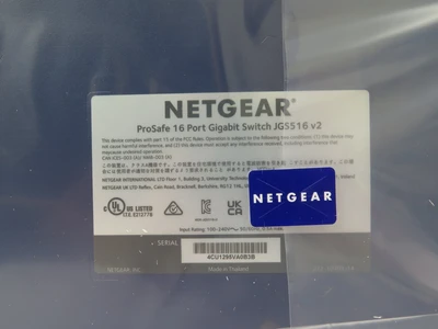 New | in-Stock NETGEAR JGS516v2 Relays & Switches California US | ANACAPA EQUIPMENT BROKERS, INC #1557961
