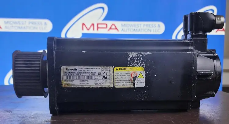 Used INDRAMAT MSK061C-0600-NN-M1-UP1-NNNN Servo Motors | Midwest Press and Automation #577345