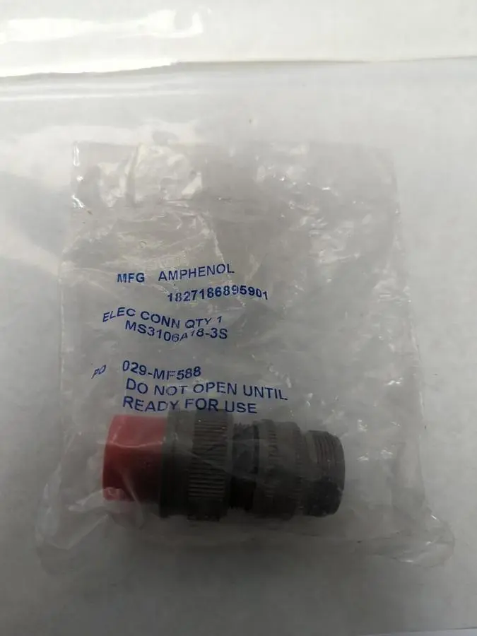 New | in-Stock AMPHENOL MS3106A18-3S Miscellaneous Equipment (Electrical & Power) Ohio US | Surplus Asset Holdings #1309802