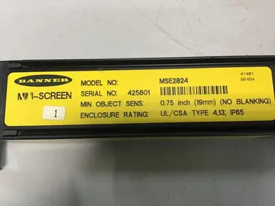 USED BANNER ENGINEERING MSE2824