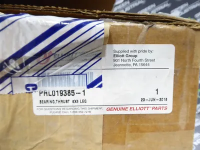 Elliott PRL019385-1 Thrust Bearing Assembly 6x6 LEG New NIB