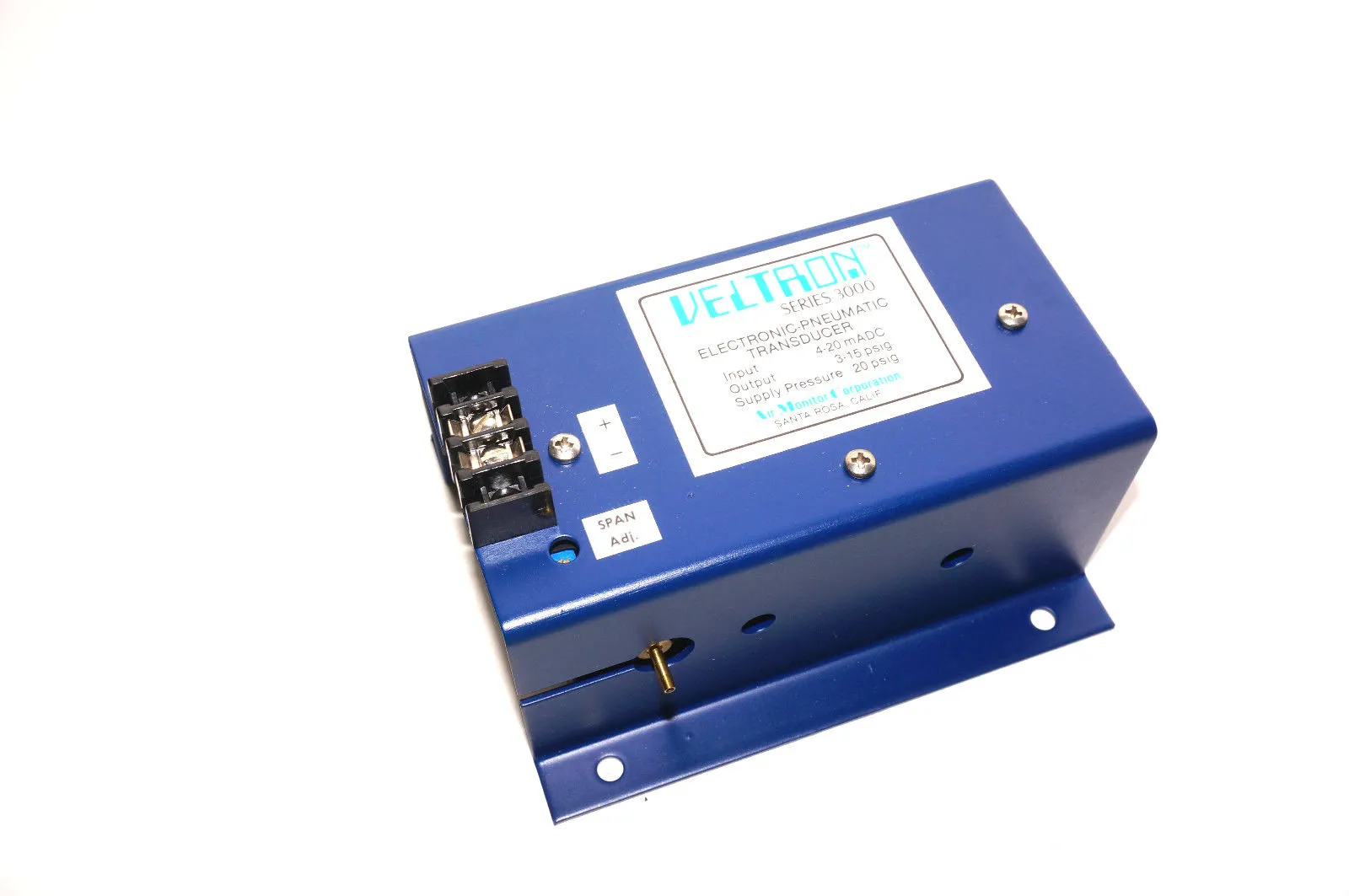 NEW VELTRON SERIES 3000 ELECTRONIC PNEUMATIC TRANSDUCER