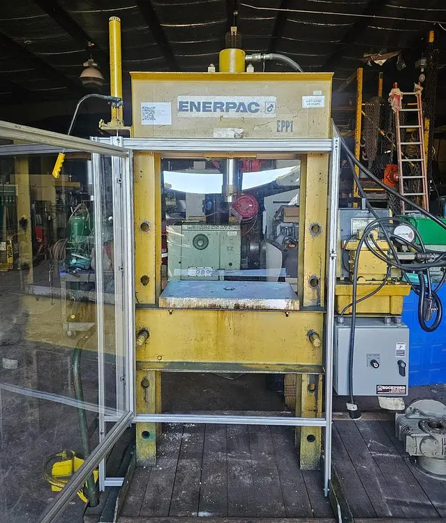 Used ENERPAC 50 TON ELECTRIC OVER HYDRAULIC H-Frame Presses Wisconsin US | Lemke Machinery Sales #1286261