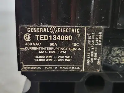 USED GENERAL ELECTRIC TED134060