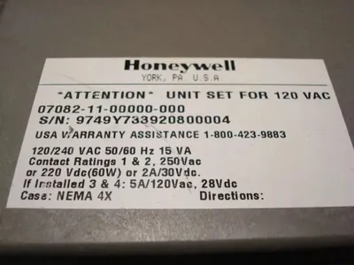 Honeywell 07082-11-00000-000 pH Analyzer Control Used