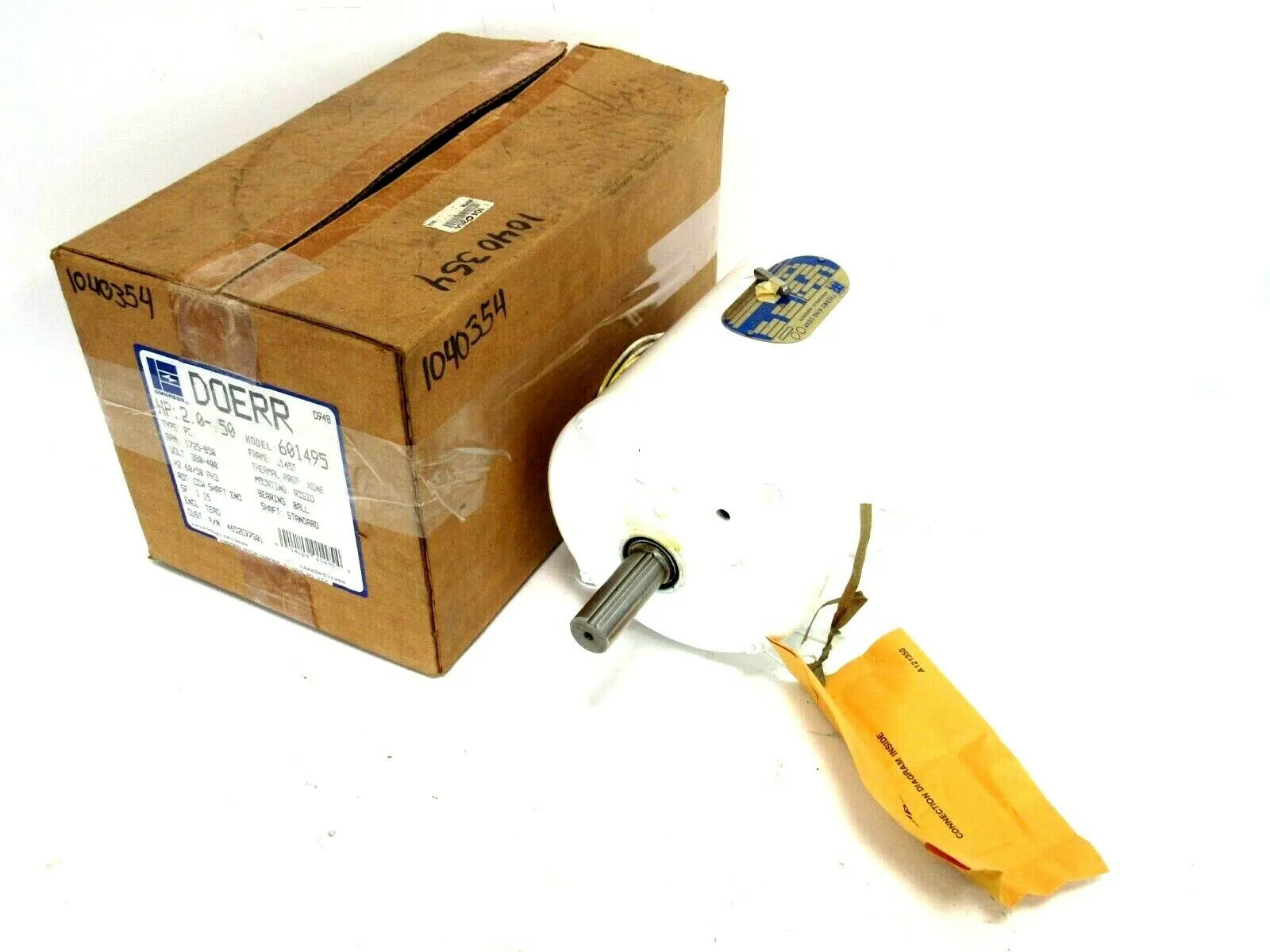 NEW EMERSON THERMAL KING 601495G MOTOR HP 2.0-.50 J145T 1725-B50 RPM 380-400V