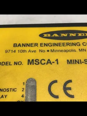 USED BANNER ENGINEERING MSCA-1