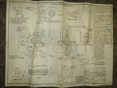 CINCINNATI HORIZONTAL MILL WITH BRIDGEPORT HEAD USED