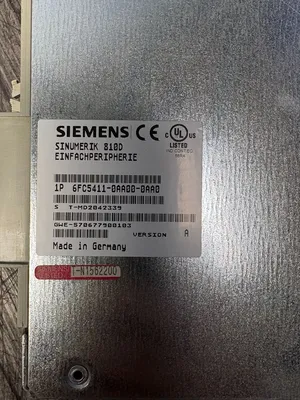 Siemens 6FC5411-0AA00-0AA0 VER. A PLC Processors | ESS Industrial Equipment Sales (6)