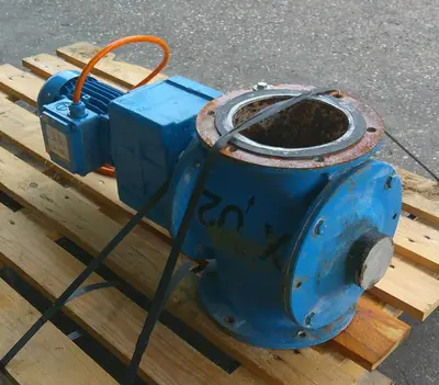 SPC9271  Valve 6" diameter CS rotary airlock feeder