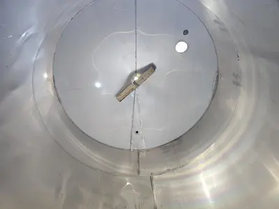 Used 3400 Gallon Tank, Stainless Steel