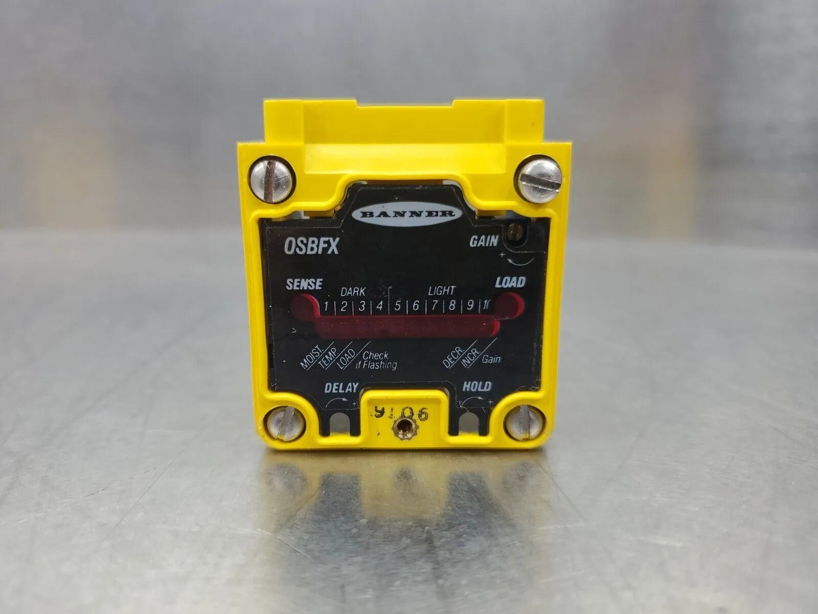 BANNER OSBFX FIBER OPTIC PHOTOELECTRIC SENSOR HEAD. 3D-26
