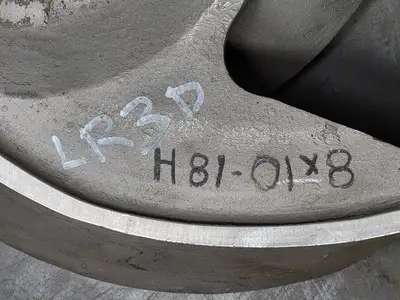 Pump Impeller, 8x10-18H, 4-Vane, 316