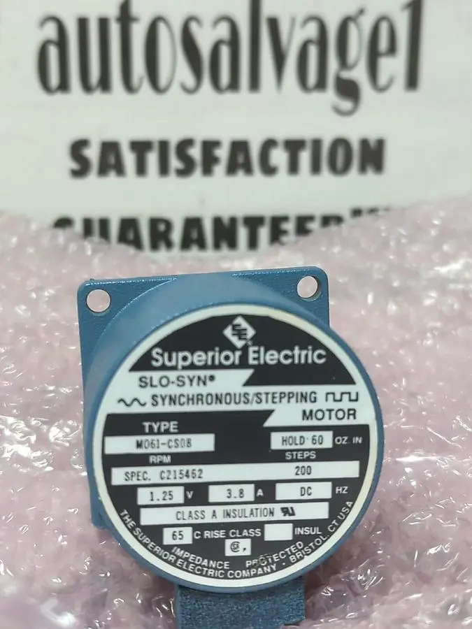 New | in-Stock SUPERIOR M061-CS08 Motors (misc) | Surplus Asset Holdings #1205137