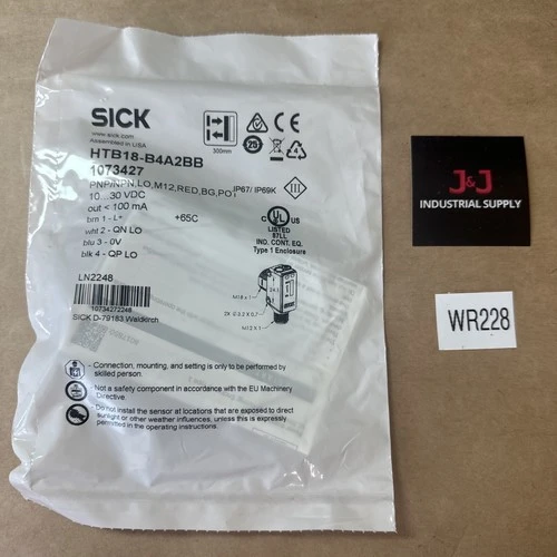 New | in-Stock SICK HTB18-B4A2BB Sensors Indiana US | J&J Industrial Supply #510386