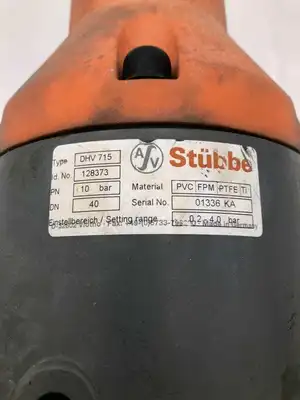 Stubbe Typ DHV715 2-1/2″ PVC Pressure Relief Valve DN40 10bar